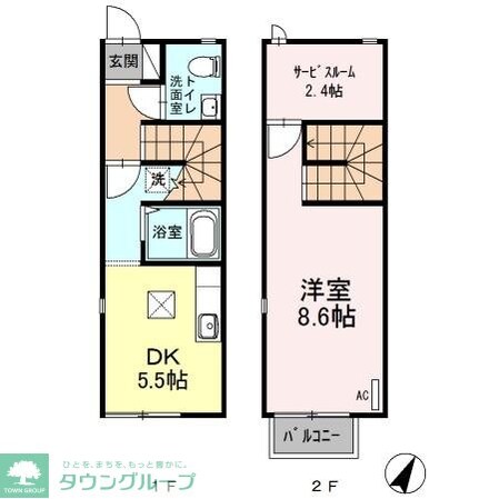 プレジオ Iの物件間取画像
